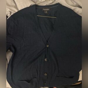 Banana Republic Merino Wool Cardigan in Black